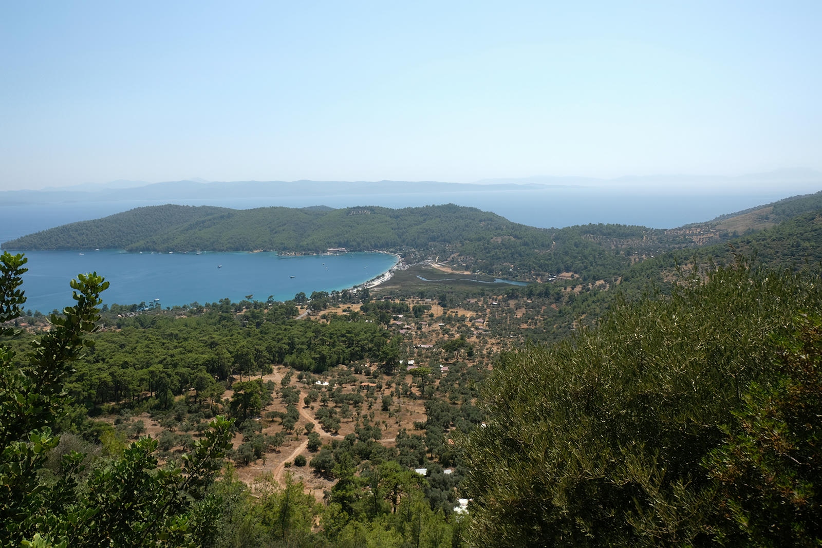 akbük koyu panoramik fotoğrafı