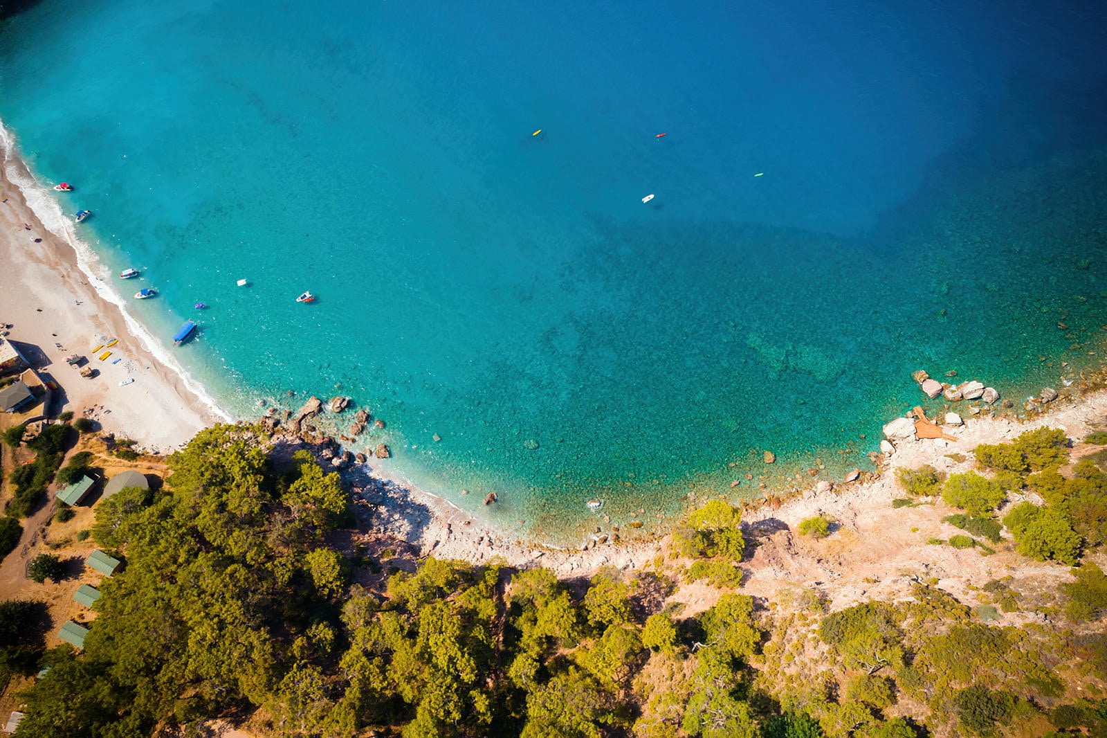 kabak koyunun havadan çekilmiş fotoğrafı